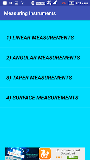 Android application Mech Measurement and Metrology screenshort