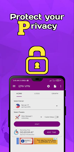 IZPH VPN APK 1.2.9 Free download 2023. Gallery 2