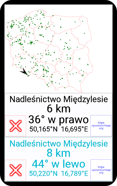 Forest car parks in Poland - 2023.10.18 - (Android)