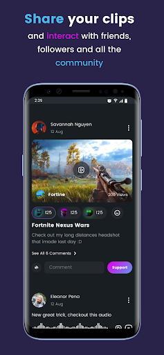 Android application Clivi - Gamers Social Network screenshort
