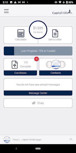 Capital Hill Mortgage Screen 2