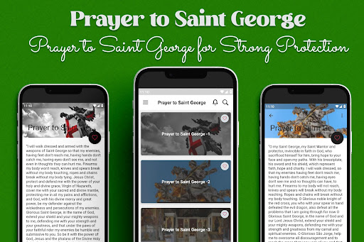 Android application Prayer to Saint George screenshort
