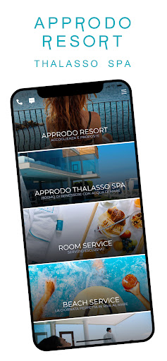 Android application Approdo Resort screenshort