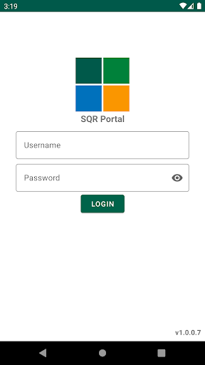 Android application SQR Portal screenshort