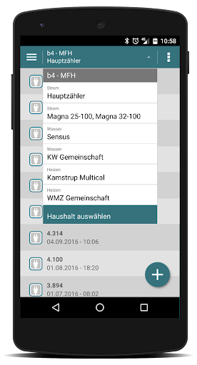 Android application EnergieCheck co2online screenshort