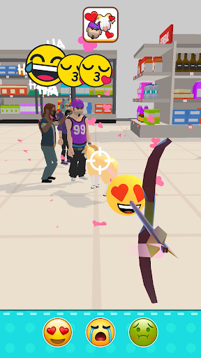 Android application Emoji Archery Shooting screenshort