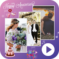 Anniversary video maker with s