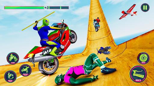 Spider Bike Racing :Bike Game Screen 3