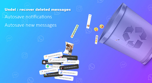 Android application UnDel Recover Deleted Messages screenshort
