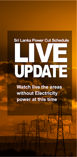 Android application Sri Lanka Power Cut Schedule screenshort
