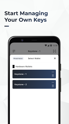 Keystone Hardware Wallet Screen 3
