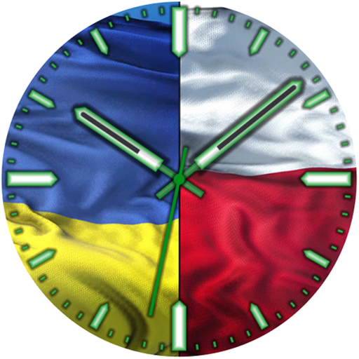 Ukraine Poland Flags Logo