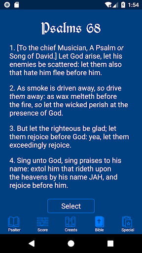 THE PSALTER 1912 Screen 3