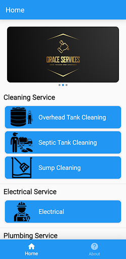 Android application GraceServices screenshort