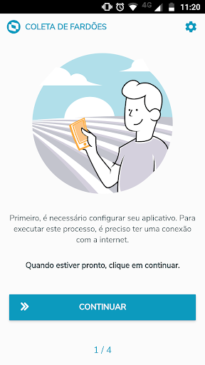 Android application Minha Coleta de Fardões screenshort