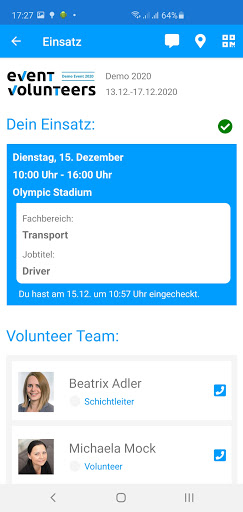 Eventvolunteers Screen 3