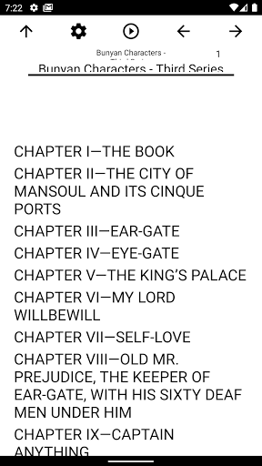 Android application Book, Bunyan Characters - Thir screenshort