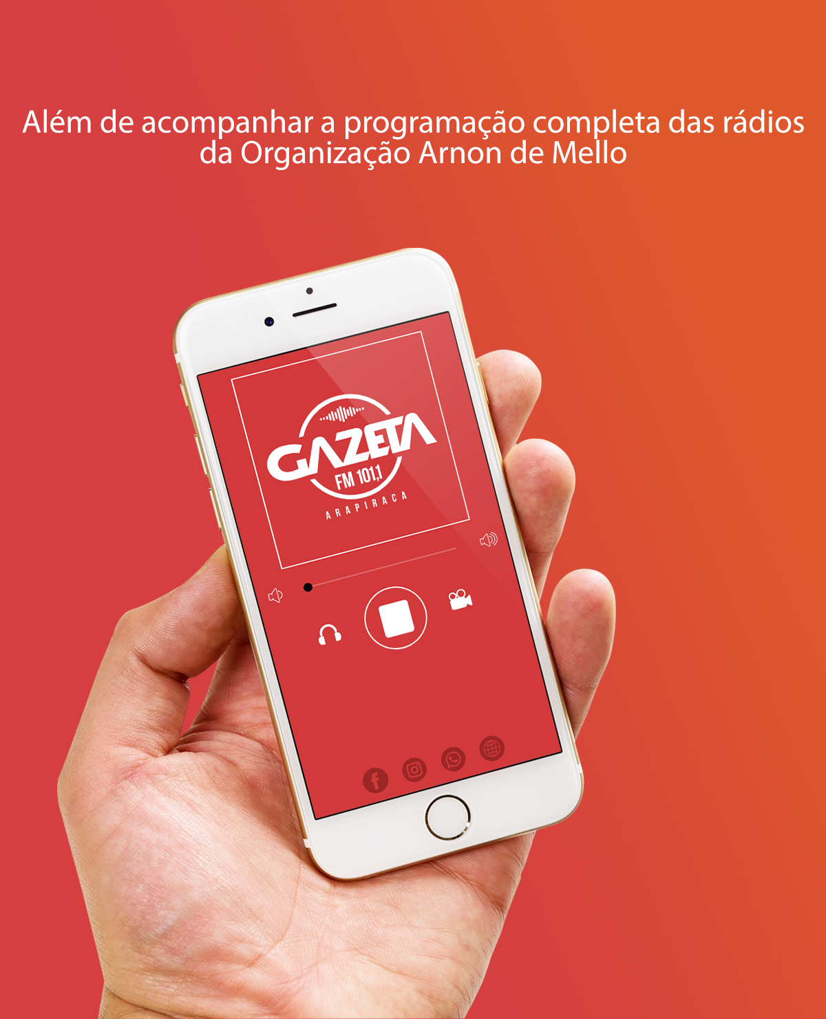 Android application Rádios Gazeta screenshort