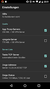 VPN Servers für OpenVPN Screenshot