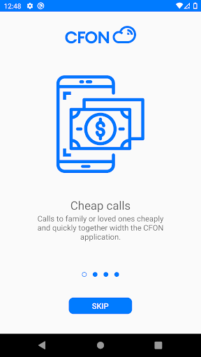 Android application CFON screenshort