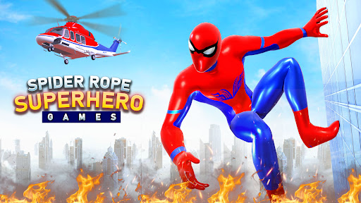 Flying Spider Hero Spider Game 1.1 screenshots 4