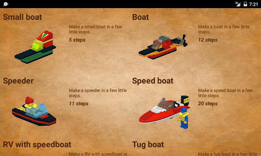 Android application Boats in Bricks screenshort