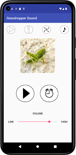 Android application Grasshopper Sound screenshort