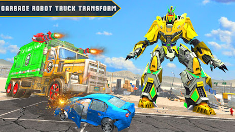 Garbage Robot Truck War Game poster 1