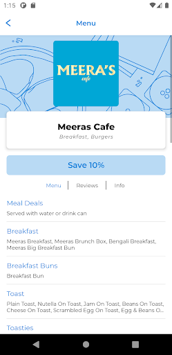 Meeras Cafe SR2 Screen 2