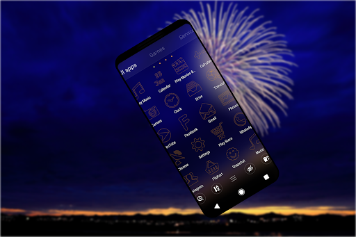 Fireworks Theme Screen 2