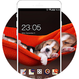 Cute baby puppy Theme:Dog Animal Live Wallpaper icon