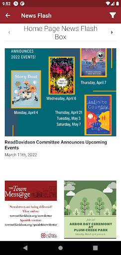 Town of Davidson Screen 3