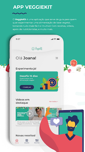 Android application VeggieKit screenshort