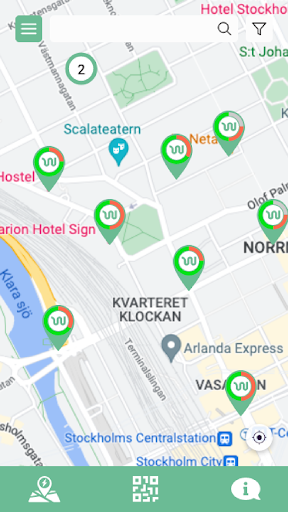 Android application WattifEV Destination Charging screenshort