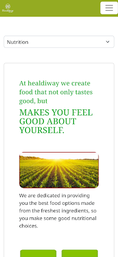 Android application Healdiway screenshort