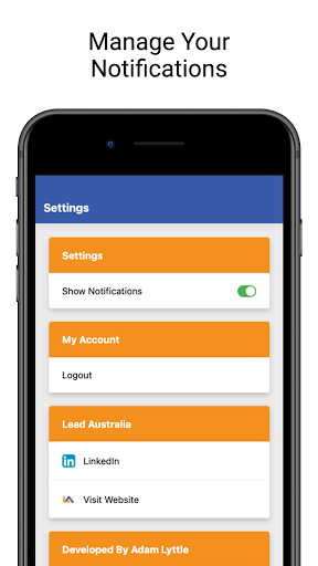 Lead Australia Programs Screen 3