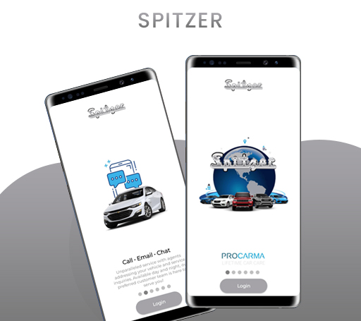 Android application SPITZER AUTO CARE screenshort