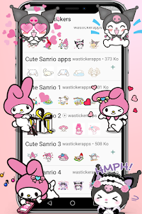 Cute Sanrio  Stickers