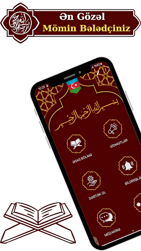 Android application Mömin Bələdçisi screenshort