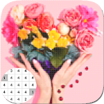 Cover Image of ダウンロード Flowers Coloring Book 11.1 APK
