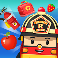 Robocar Poli Red Color Game - Painting, Color