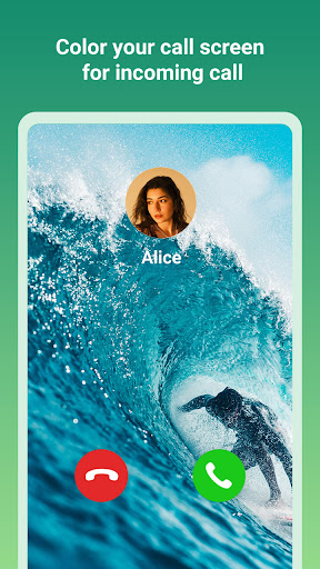 Android application Happycall - Color Call Screen screenshort