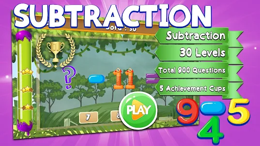 Subtraction - Math Game