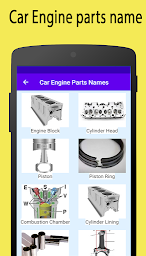 Engine Parts Name with Picture