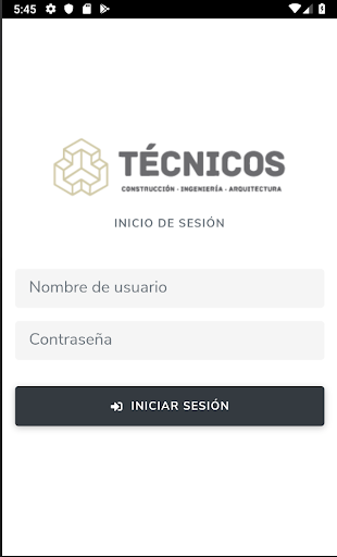Android application Tecnicos SL screenshort