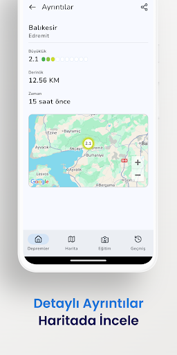 Depremler: Anlık ve Net screenshot 5