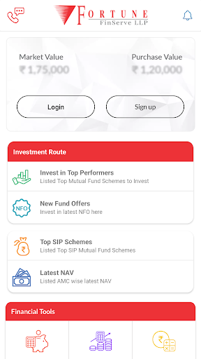 Fortune FinServe Screen 3