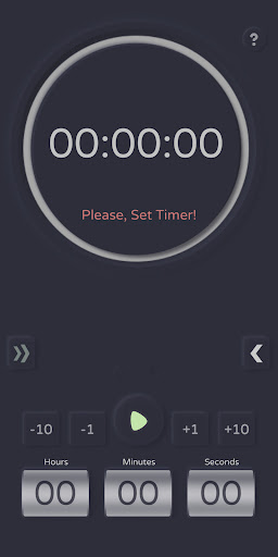 Android application Simple interval Timer screenshort