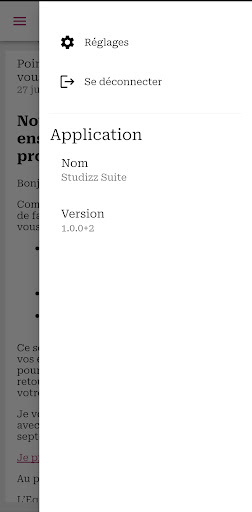 Studizz Suite Screen 3