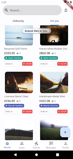 Android application Swappex screenshort